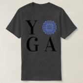 Yoga Mandala Design T-Shirt (Design vorne)