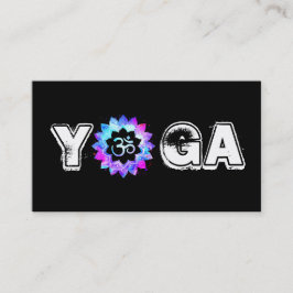 *~* Yoga Mandala Lehrerin Lehrerin Lotus OM Visitenkarte