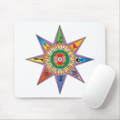 Yoga-Mandala Mousepad (Mit Mouse)