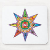 Yoga-Mandala Mousepad (Vorne)