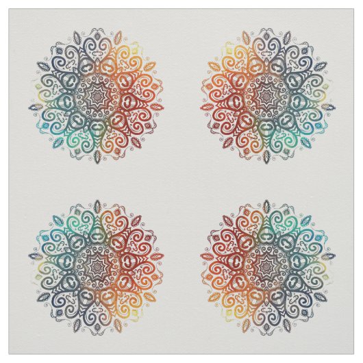 Yoga Mandala Stoff (Muster)