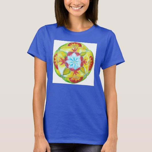 Yoga Mandala T - Shirt (Vorderseite)