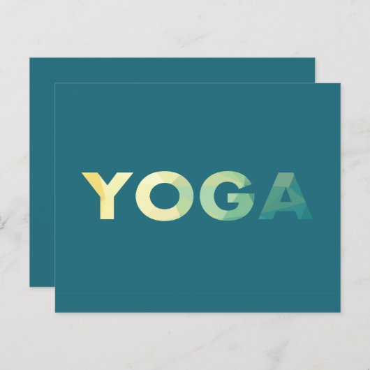 Yoga Mandala-Text (Vorne/Hinten)