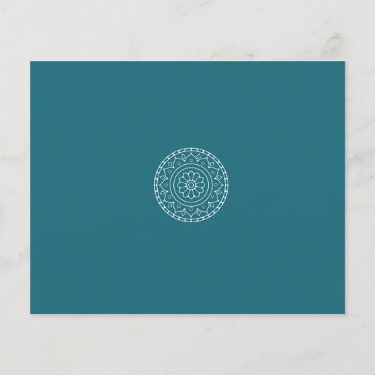 Yoga Mandala-Text (Rückseite)