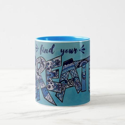Yoga Mantra Kaffeetasse (Mittel)