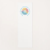 Yoga Mantra Mandala Design Mat Yogamatte (Vorderseite)