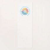 Yoga Mantra Mandala Design Mat Yogamatte (Rückseite)