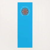 Yoga Mantra Mandala Design Mat Yogamatte (Rückseite)