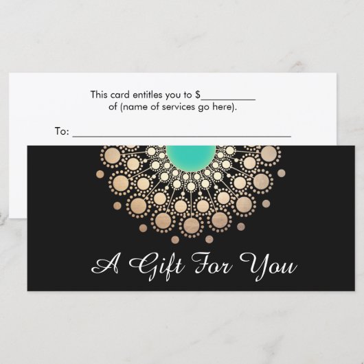 Yoga Massage Geschenkgutschein (Vorne/Hinten)