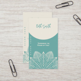 Yoga Master - Individuelle Schulung Visitenkarte