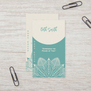 Yoga Master - Individuelle Schulung Visitenkarte