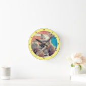 Yoga Master sagt: Der Himalaya, Nepal/Tibet Runde Wanduhr (Zuhause)