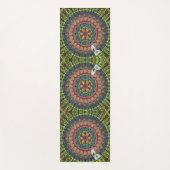 Yoga Mat 2 "Phi" (handgezeichnet, farbig) Yogamatte (Vorderseite)