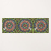Yoga Mat 2 "Phi" (handgezeichnet, farbig) Yogamatte (Vorderseite (Horizontal))