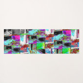 Yoga Mat – Abstract Grid Yogamatte (Rückseite (Horizontal))