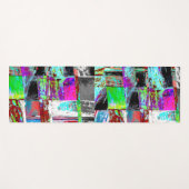 Yoga Mat – Abstract Grid Yogamatte (Vorderseite (Horizontal))