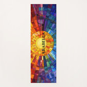 Yoga Mat (abstrakt geometrisch künstlerisches Sonn Yogamatte (Vorderseite)