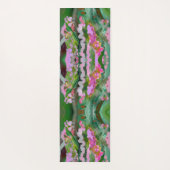 Yoga Mat Abstrakte Kunst Trendy pink & minze Yogamatte (Rückseite)