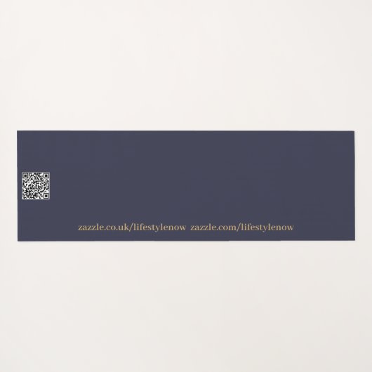 Yoga Mat - Anpassen des Monogrammnamens Lilac Yogamatte (Rückseite (Horizontal))