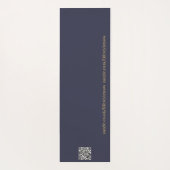 Yoga Mat - Anpassen des Monogrammnamens Lilac Yogamatte (Rückseite)