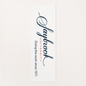 Yoga Mat - Arbeiten mit Orange Back Yogamatte (Vorderseite)