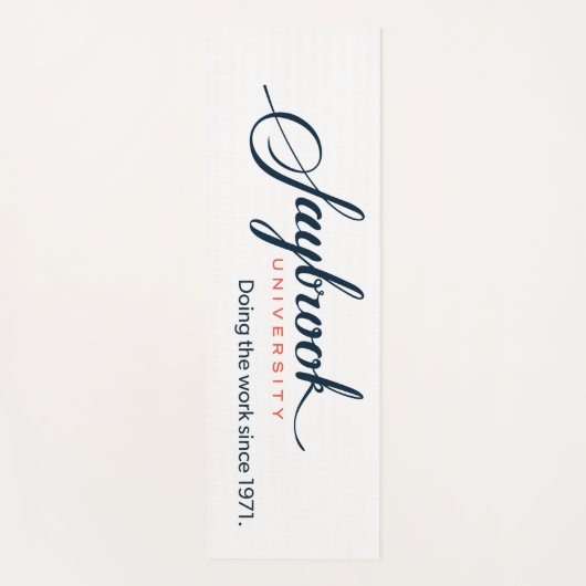 Yoga Mat - Arbeiten mit Orange Back Yogamatte (Vorderseite)