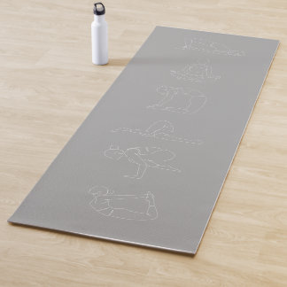 Yoga Mat ASANA, YOGA, YOGA LIFE Yogamatte