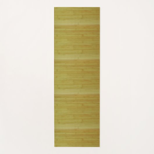 Yoga Mat - Bamboo Floor Boards Yogamatte (Vorderseite)