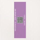 Yoga-Mat-Beispiel für Ihren QR-Code mit benutzerde Yogamatte (Vorderseite)