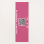 Yoga-Mat-Beispiel für Ihren QR-Code mit benutzerde Yogamatte (Rückseite)