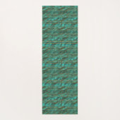 Yoga Mat - Blue And Gold Pattern Yogamatte (Rückseite)