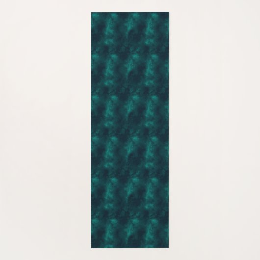 Yoga Mat - Blue Pattern Yogamatte (Rückseite)