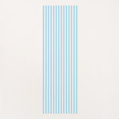 Yoga Mat - Blue Stripes Pattern Yogamatte (Vorderseite)