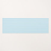 Yoga Mat - Blue Stripes Pattern Yogamatte (Vorderseite (Horizontal))