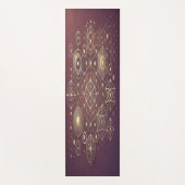 Yoga Mat: Deep Plum Gradient Design Yogamatte (Vorderseite)