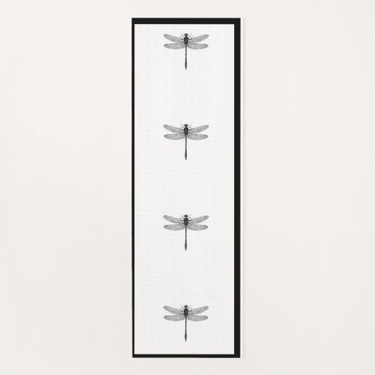Yoga Mat DRAGONFLY CUSTOM MONOGRAM Yogamatte (Vorderseite)