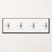 Yoga Mat DRAGONFLY CUSTOM MONOGRAM Yogamatte (Vorderseite (Horizontal))