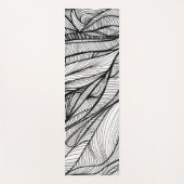 YOGA MAT feat. hand-drawn line art both sides Yogamatte (Vorderseite)