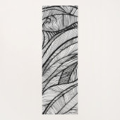YOGA MAT feat. hand-drawn line art both sides Yogamatte (Rückseite)
