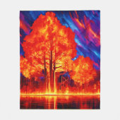 Yoga Mat Fleecedecke (Vorderseite)