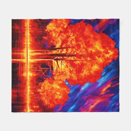 Yoga Mat Fleecedecke (Vorderseite (Horizontal))