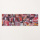 Yoga Mat – Fragmented Pulse Yogamatte (Rückseite (Horizontal))