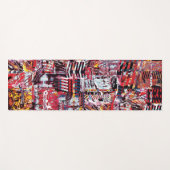 Yoga Mat – Fragmented Pulse Yogamatte (Vorderseite (Horizontal))