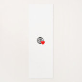 Yoga Mat für neue personalisierte Text-Logos Yogamatte (Rückseite)