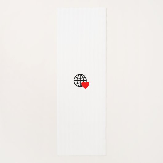 Yoga Mat für neue personalisierte Text-Logos Yogamatte (Rückseite)
