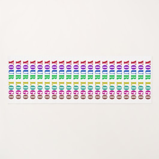 Yoga Mat-Geschenk für Ihr Business-Logo Yogamatte (Vorderseite (Horizontal))