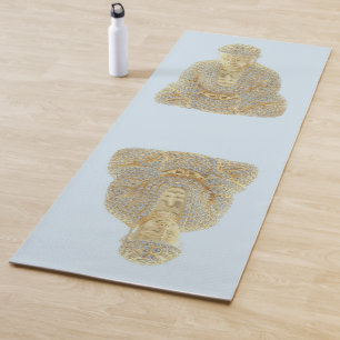 Yoga Mat Gold Kristall Buddha Yogamatte