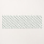 Yoga Mat - Green Stripe Patterns Yogamatte (Rückseite (Horizontal))