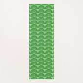 Yoga Mat - Grüne Lüfterform gepolstert Yogamatte (Vorderseite)