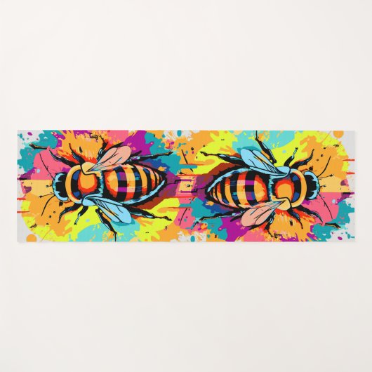 Yoga Mat - Honey Bees Yoga Mat Yogamatte (Vorderseite (Horizontal))